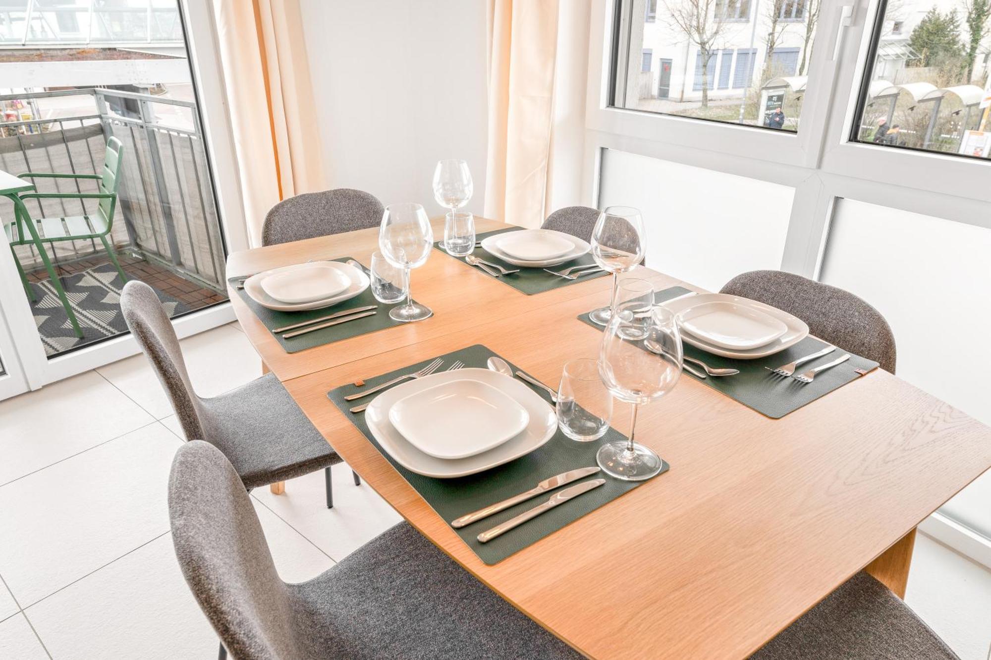 Design-Apartment - Kueche - Parken - Zentral Лайнфелден-Ехтердинген Екстериор снимка