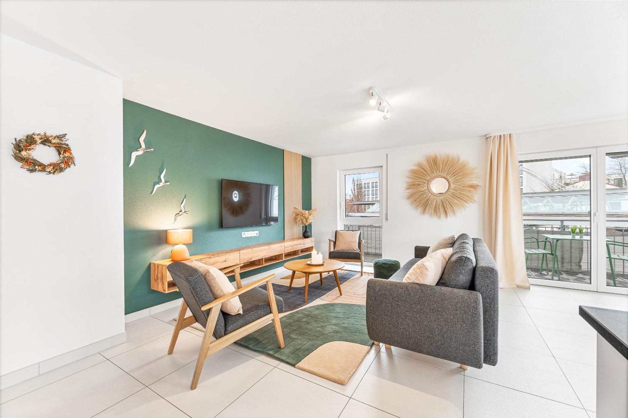 Design-Apartment - Kueche - Parken - Zentral Лайнфелден-Ехтердинген Екстериор снимка